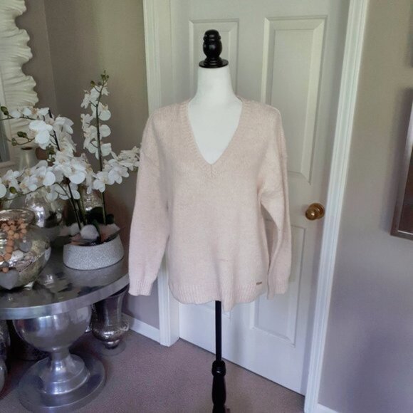 MICHAEL Michael Kors light pink V-neck sweater - Picture 4 of 6